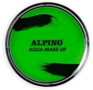 Alpino Aqua Make-up Polvera de Maquillaje Facial Acuarelable - Se Lava con Agua y Jabon - Color Verde