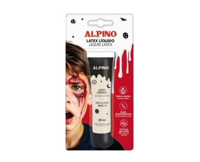 Alpino Bote de Latex Liquido 20ml - Al Secarse Queda con Textura de Goma - Seca en Minutos - Flexible -