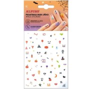 Alpino Pack de Pegatinas para Uñas Halloween - Autoadhesivas - Diseños Terrorificos