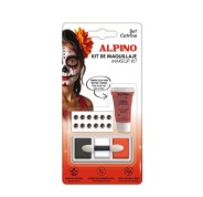 Alpino Set de Maquillaje Catrina - Se Lava con Agua y Jabon - Testado Dermatologicamente - Colores Surtidos