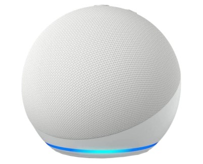 Amazon Echo Dot 5ª Gen Altavoz Inteligente WiFi Bluetooth - Control de otros Dispositivos - Sonido de Calidad - Alexa Integrado - Altavoz Frontal de 44mm - Color Blanco