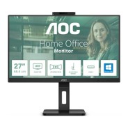 AOC 24P3QW Monitor 23.8\" WLED IPS FullHD 120Hz - Respuesta 4ms - Ajustable en Altura, Giratorio e Inclinable  - Altavoces 10W - USB, HDMI, DisplayPort, Webcam - VESA 100x100