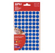 Apli Bolsa de 1.032 Gomets Formas Geometricas - Adhesivo Permanente - Libres de Disolventes - Ideales para Escuelas Infantiles - Papeles ECF - Colores, Formas y Tamaños Surtidos