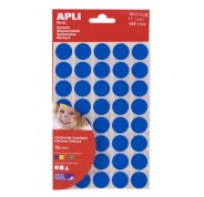 Apli Bolsa de 468 Gomets Formas Geometricas - Adhesivo Permanente - Libres de Disolventes - Ideales para Escuelas Infantiles - Papeles ECF - Colores, Formas y Tamaños Surtidos