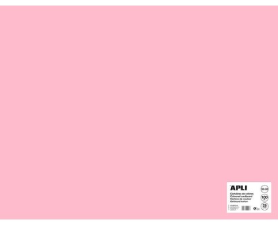 Apli Cartulina Rosa 50 x 65cm 170g 25 Hojas