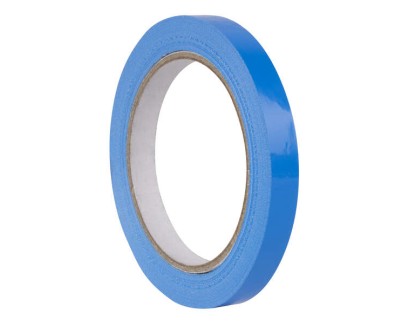 Apli Cinta Adhesiva de PVC 12mm x 66m - Resistente al Agua y a la Intemperie - Facil de Cortar con la Mano - Ideal para Manualidades y Embalaje  - Color Azul