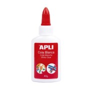 Apli Cola Blanca Liquida 40g - Aplicador de Punta - Libre de Solventes y No Toxica - Apto para uso Escolar