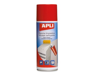Apli Espuma Limpiadora Antiestatica - 400ml - Limpieza Externa de Aparatos Electronicos - Mejora El Rendimiento y Prolonga la Vida de tus Componentes