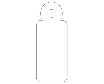 Apli Etiquetas Colgantes Blancas 13 x 34mm 1.000 U.
