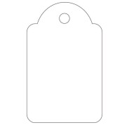 Apli Etiquetas Colgantes Blancas 22 x 35mm 500 U.