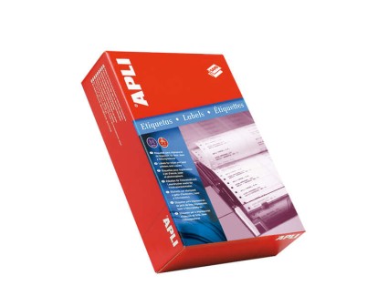 Apli Etiquetas en Continuo 137.2 x 74.1mm - 1 500 Hojas
