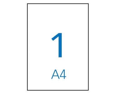 Apli Etiquetas Home Blancas Resistentes Intemperie 210 x 297mm 10 Hojas