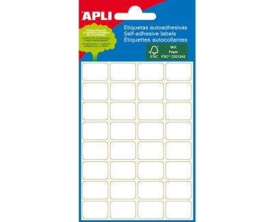 Apli Etiquetas Minibolsa Blancas Ø 13.0mm 6 Hojas