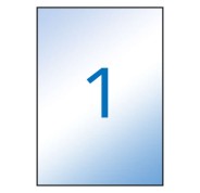 Apli Etiquetas Translucidas Resistentes Intemperie 210.0 x 297.0mm 100 Hojas
