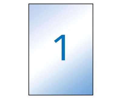 Apli Etiquetas Translucidas Resistentes Intemperie 210.0 x 297.0mm 100 Hojas