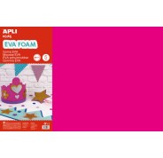 Apli Goma Eva Fucsia 600x400 - 5 Hojas de Tamaño Grande y Flexible