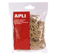 Apli Gomas Elasticas Ø 120 x 5mm - 100g de Contenido - Gran Elasticidad y Resistencia - 70% de Caucho Natural