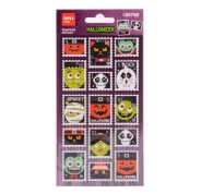 Apli Kids Sellos Pack con 30 Pegatinas de Halloween con Forma de Sello Postal - Perfectas para Decorar Cuadernos, Agendas, etc...