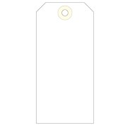 Apli Pack de 1.000 Etiquetas con Arandela 120x57mm - Cartulina de 160g/m² - Arandela Reforzada - Color Crema