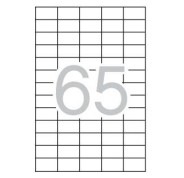 Apli Pack de 1.625 Etiquetas 38x21.2mm - Adhesivo Permanente - Cantos Rectos - Aptas para Impresion y Fotocopias - Color Blanco
