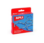 Apli Pack de 10 Anillas Metalicas Articuladas Ø46 mm