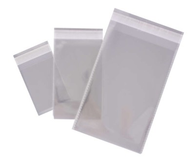 Apli Pack de 100 Bolsas Polipropileno Transparente 250x330mm con Cierre Adhesivo - Galga 120 - Alta Resistencia y Flexibilidad - Aptas para Uso Alimenticio