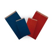 Apli Pack de 250 Sobres Kraft 11x21x5cm - Papel Kraft 50g/m² - Reutilizables y Reciclables - Color Rojo