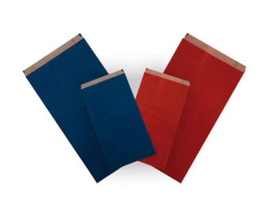 Apli Pack de 250 Sobres Kraft  18x32x6cm - Papel Kraft 50g/m² - Reutilizables y Reciclables - Color Rojo