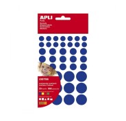 Apli Pack de 864 Gomets de Diferentes Colores, Formas y Tamaños - Adhesivo Permanente - Desarrollo Psicomotor - Calidad y Seguridad Certificada - Colores Surtidos