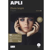 Apli Papel Fotografico Photobright A4 200g 50 Hojas