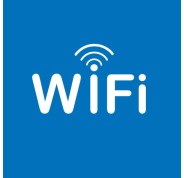 Apli Pegatina en PVC de Señalizacion Zona WiFi 114x114mm - Adhesivo Permanente
