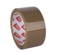 Apli Precinto Premium Silencioso 48mmx6m 32 Micras PVC - Adhesivo Solvente - Sellado Extrafuerte - Desbobinado Silencioso - Color Marron
