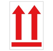 Apli Rollo de 200 Etiquetas Flecha Posicion Vertical 90x130mm