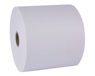 Apli Rollo de Papel Autocopiativo Blanco 75x65x12mm - Sin Necesidad de Carbon - Facil de Usar