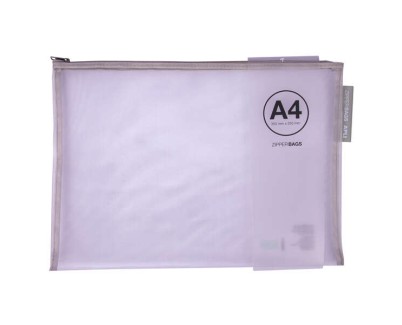 Apli Sobres Porta-Todo Nylon Transpirable A4 - Tacto Agradable, Portatiles, Resistentes y Duraderos - Ideal para Documentos, Equipos Electronicos y Viajes - Colores Surtidos