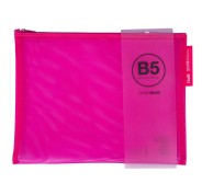 Apli Sobres Porta-Todo Nylon Transpirable - Tamaño B5 (290x223mm) - Resistente y Duradero - Ideal para Tablets y Equipos Electronicos - Cierre de Cremallera - Colores Surtidos