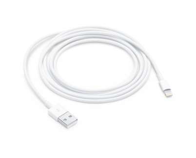 Apple Cable Lightning a USB-A - Longitud 0.50m - Color Blanco