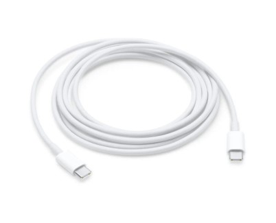 Apple Cable USB-C a USB-C - Longitud 2m - Color Blanco