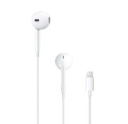 Apple EarPods Auriculares Binaurales Lightning - Microfono Integrado - Control de Volumen - Color Blanco