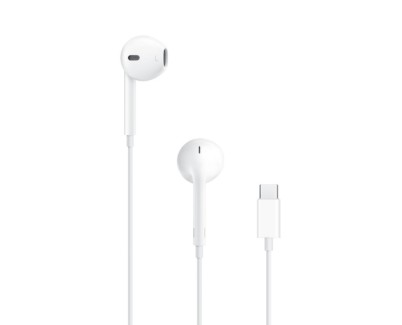 Apple EarPods Auriculares Binaurales USB-C - Microfono Integrado - Control de Volumen - Color Blanco