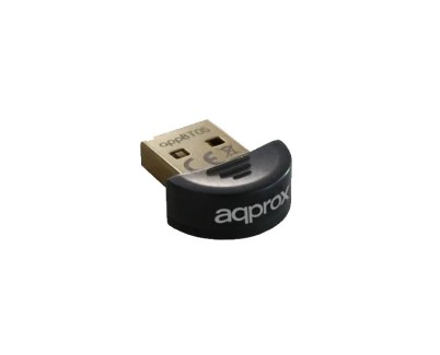 Approx Adaptador Nano USB 2.0 Bluetooth 5.0 - Frecuencia 2.4Ghz - Distancia de Funcionamiento hasta 10m