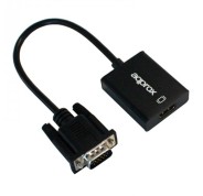 Approx Adaptador VGA a HDMI con entrada de Audio