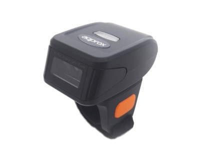 Approx Anillo Lector de Codigos de Barras 1D Inalambrico - Indicador LED, Timbre y Vibracion - Modo Inventario - Velocidad 100 veces por Segundo - Color Negro