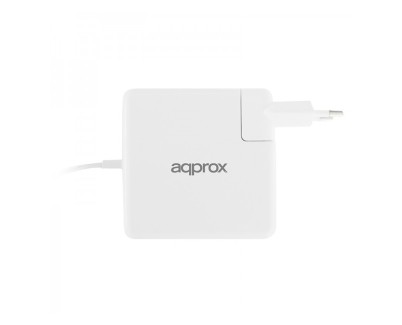 Approx Cargador Automatico para Apple Tipo T 45W/65W/85W - USB 5V 2.1A