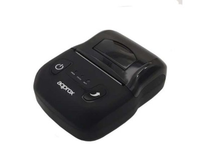 Approx Impresora Termica de Recibos Portatil - Bluetooth, RS-232, USB - Resolucion 203dpi - Velocidad 80mm/s - Corte Manual