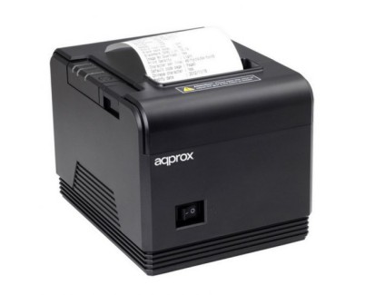 Approx Impresora Termica de Recibos - Resolucion 203dpi - Velocidad 200mm/s - USB, RS232 y RJ11 - Auto-Corte y Corte Manual