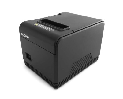 Approx Impresora Termica de Recibos - Resolucion 203dpi - Velocidad 300mm/s - USB, RJ-45, RS232 y RJ11 - Auto-Corte y Corte Manual