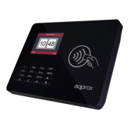 Approx Lector Biometrico para Control de Presencia y Acceso Pantalla 2.8\" - Con Lector de Tarjetas RF y Teclado - Capacidad de 100.000 Registros