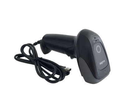 Approx Lector de Codigos de Barras 1D USB - Indicador LED, Beeper - Velocidad 300 veces por Segundo - Color Negro