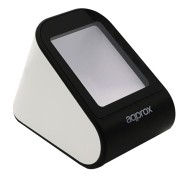 Approx Lector de Codigos de Barras Sobremesa 1D/2D - Lee DNI Digital - Indicador LED y Beeper - Velocidad de Escaneo 30fps - Disparo Automatico